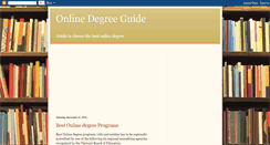 Desktop Screenshot of onlinedegreeguid.blogspot.com