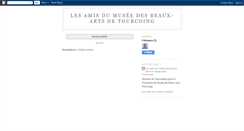 Desktop Screenshot of amisdumusebeauxartsdetourcoing.blogspot.com