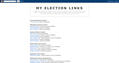 Desktop Screenshot of myelectionlinks.blogspot.com