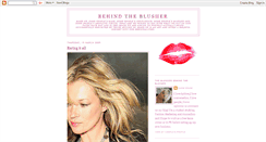 Desktop Screenshot of behindtheblusher.blogspot.com