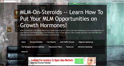 Desktop Screenshot of mlmsteroids.blogspot.com