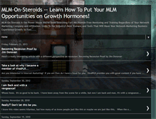 Tablet Screenshot of mlmsteroids.blogspot.com