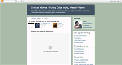 Desktop Screenshot of cricket2cricket.blogspot.com