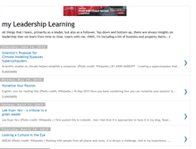 Tablet Screenshot of myleadingleads.blogspot.com