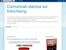 Tablet Screenshot of comunicatistampasulfranchising.blogspot.com