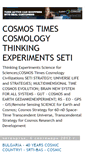 Mobile Screenshot of cosmostimescosmologyseti.blogspot.com