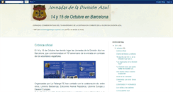 Desktop Screenshot of jornadasdivisionazulbcn.blogspot.com