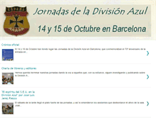 Tablet Screenshot of jornadasdivisionazulbcn.blogspot.com