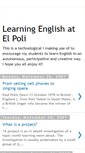 Mobile Screenshot of learningenglishatelpoli.blogspot.com