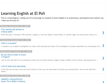 Tablet Screenshot of learningenglishatelpoli.blogspot.com