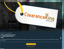 Tablet Screenshot of clearanceking-australia.blogspot.com