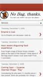 Mobile Screenshot of nobagthanks.blogspot.com