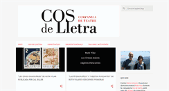 Desktop Screenshot of cosdelletra.blogspot.com