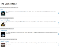 Tablet Screenshot of cornerstonecofc.blogspot.com