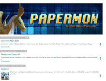 Tablet Screenshot of digipapermon.blogspot.com