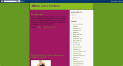Desktop Screenshot of minkalovesfashion.blogspot.com