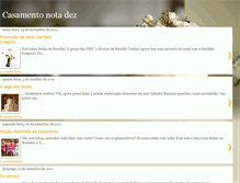 Tablet Screenshot of casamentonotadez.blogspot.com