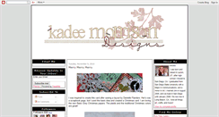 Desktop Screenshot of kadeemorrisondesigns.blogspot.com