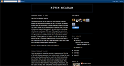 Desktop Screenshot of kevinmcadam1.blogspot.com