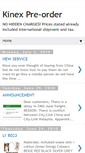 Mobile Screenshot of kinex-preorder.blogspot.com