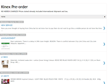 Tablet Screenshot of kinex-preorder.blogspot.com