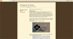 Desktop Screenshot of elespaciodegema.blogspot.com