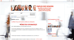 Desktop Screenshot of emploi-des-seniors.blogspot.com