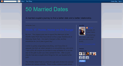 Desktop Screenshot of 50marrieddates.blogspot.com