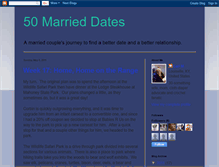 Tablet Screenshot of 50marrieddates.blogspot.com