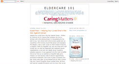 Desktop Screenshot of eldercare101.blogspot.com