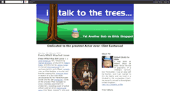 Desktop Screenshot of italktothetrees.blogspot.com