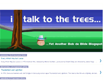 Tablet Screenshot of italktothetrees.blogspot.com