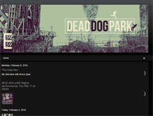 Tablet Screenshot of deaddogpark.blogspot.com