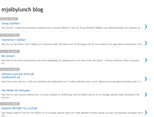 Tablet Screenshot of mjolbylunch.blogspot.com
