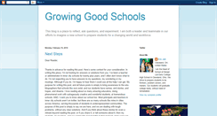 Desktop Screenshot of growinggoodschools.blogspot.com