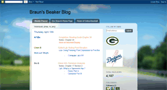Desktop Screenshot of braunsbeakerblog.blogspot.com