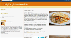 Desktop Screenshot of leighsglutenfreelife.blogspot.com