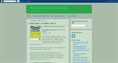Desktop Screenshot of burbankgreenpages.blogspot.com