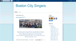 Desktop Screenshot of bostoncitysingers.blogspot.com