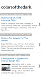 Mobile Screenshot of colorsofthedark.blogspot.com