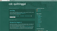 Desktop Screenshot of cdc-quiltinggal.blogspot.com