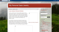 Desktop Screenshot of personaloasis-jewelry.blogspot.com