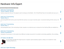 Tablet Screenshot of hardwareinfoexpert.blogspot.com