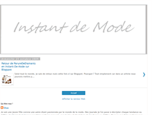 Tablet Screenshot of instant-de-mode.blogspot.com