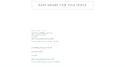Desktop Screenshot of easyshareindexing.blogspot.com