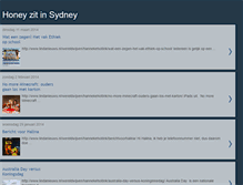 Tablet Screenshot of honeyzitinsydney.blogspot.com