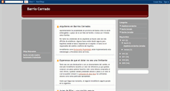 Desktop Screenshot of barrio-cerrado.blogspot.com