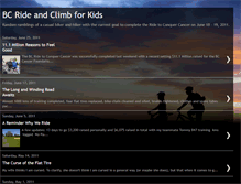 Tablet Screenshot of bcclimbforkids.blogspot.com