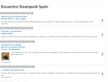 Tablet Screenshot of encuentrosteampunksp.blogspot.com