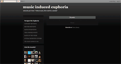 Desktop Screenshot of musicinducedeuphoria.blogspot.com